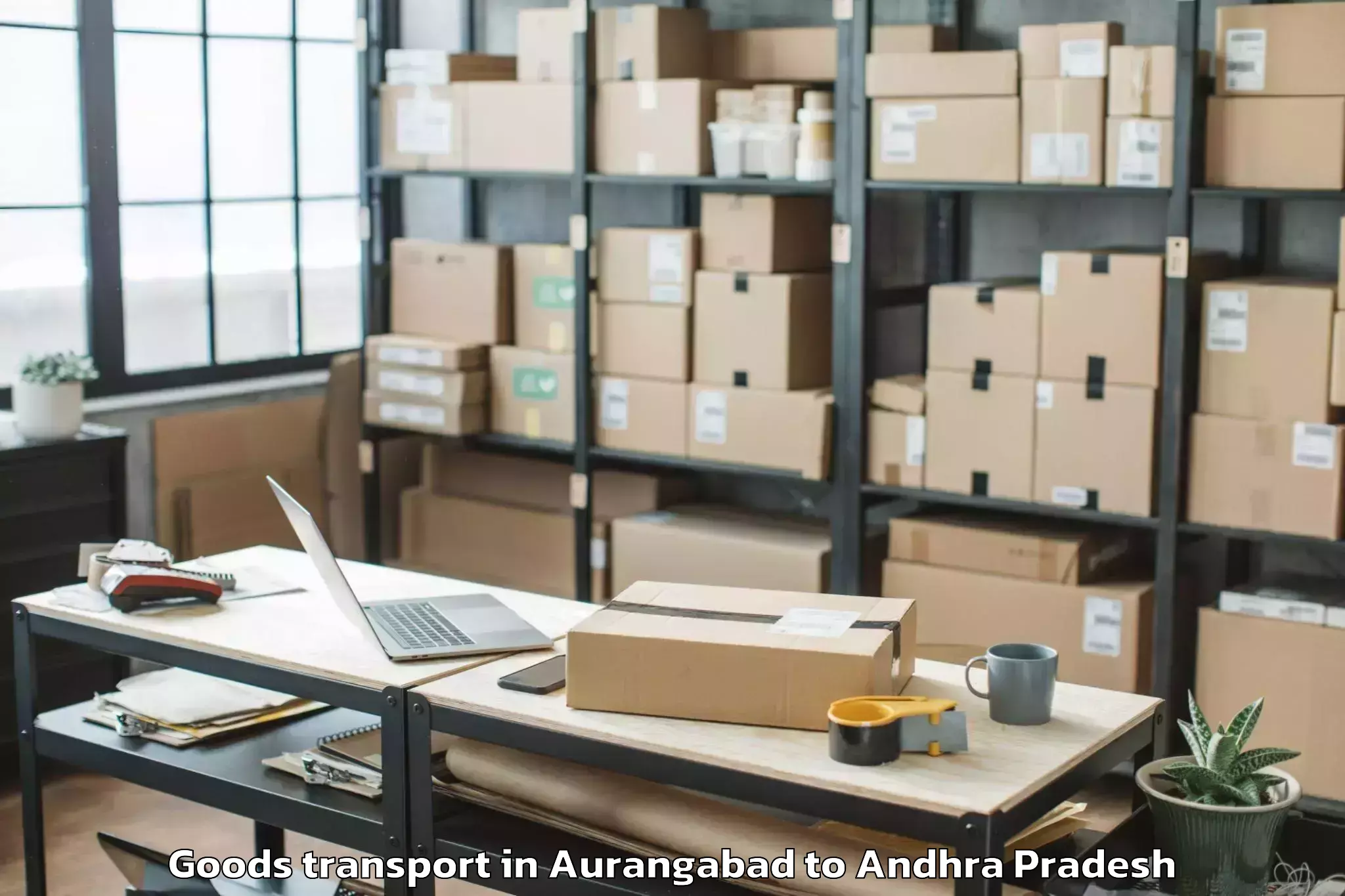 Aurangabad to Patha Gannavaram Goods Transport Booking